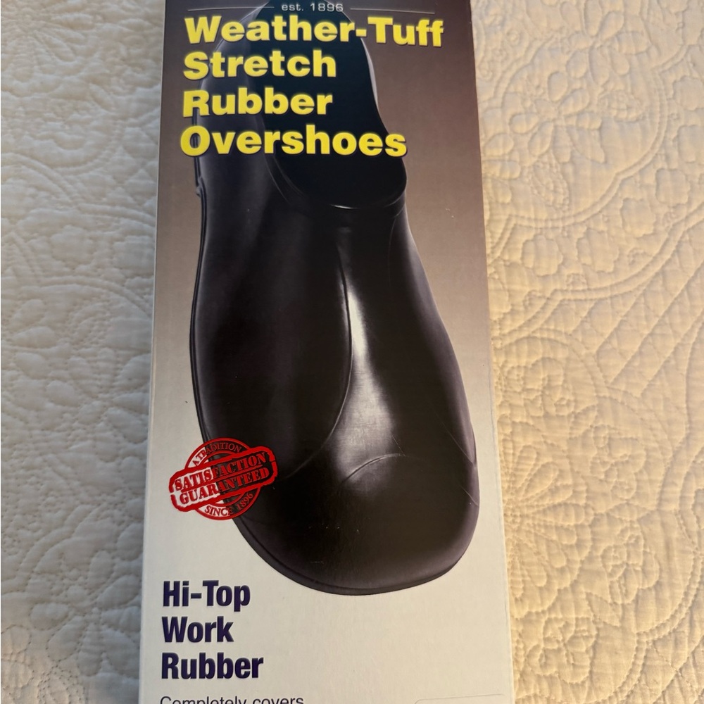 Black Rubber Overshoes